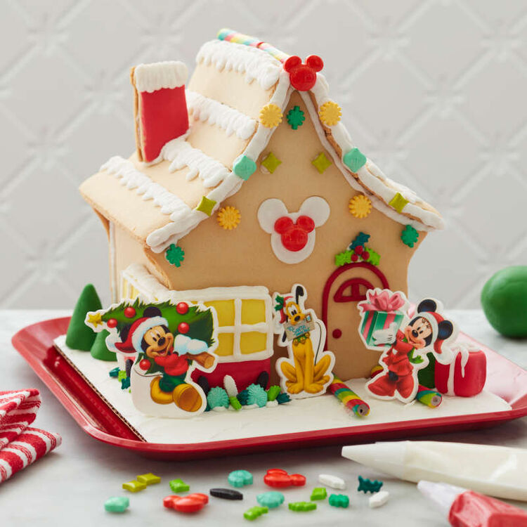 Disney Mickey Mouse and Friends Holiday House Cookie Kit