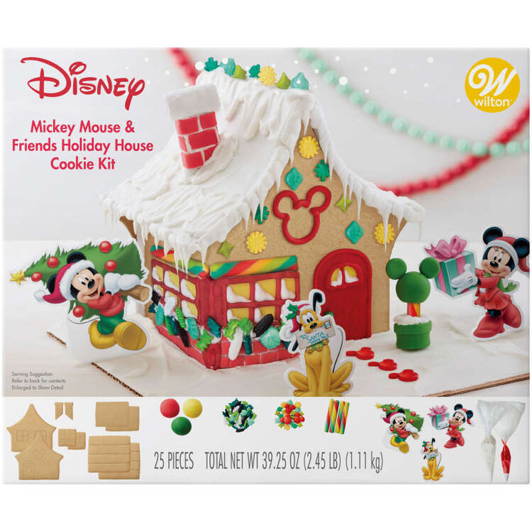 Disney Mickey Mouse and Friends Holiday House Cookie Kit