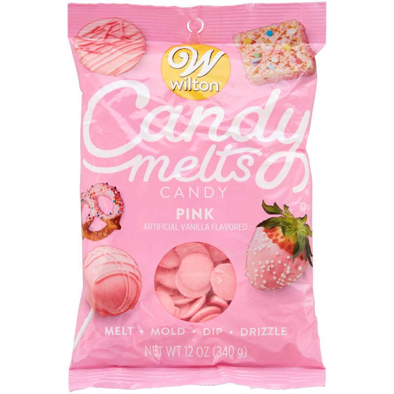 Pink Candy Melts Candy Wafers image number 0