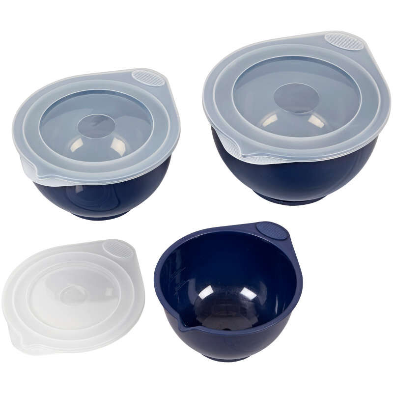 Navy Blue Covered Bowl Set, 6-Piece image number 3