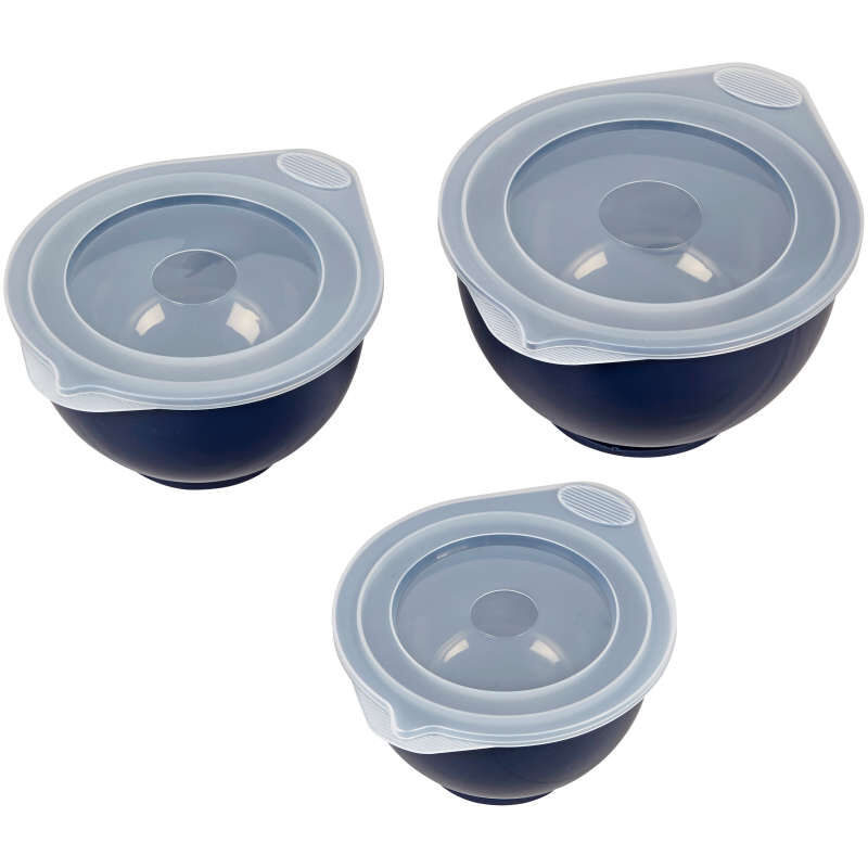 Navy Blue Covered Bowl Set, 6-Piece image number 0