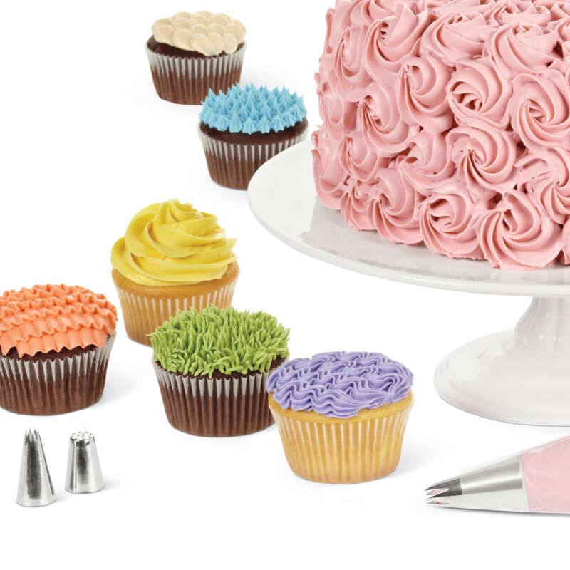 Beginning Buttercream Decorating Set, 20-Piece Cake Decorating Kit image number 4