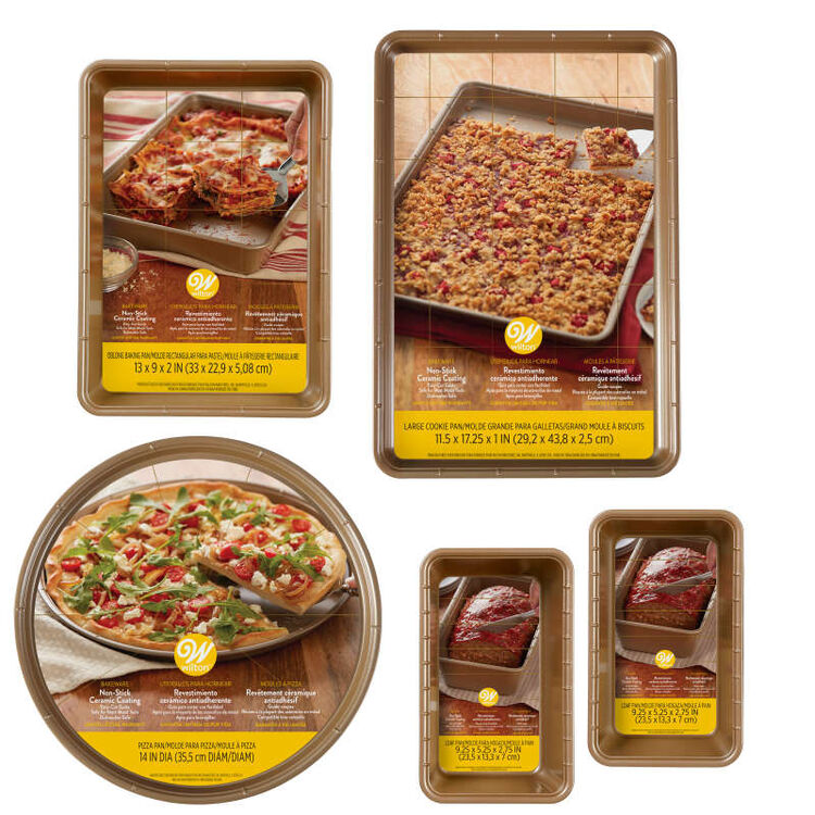 Ceramic-Coated Non-Stick Bakeware Set, Ceramic Bakeware