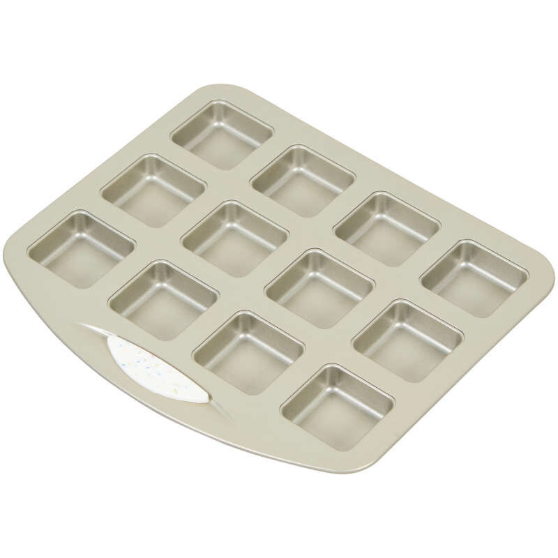 Daily Delights Non-Stick Mini Square Pan, 12-Cavity image number 1