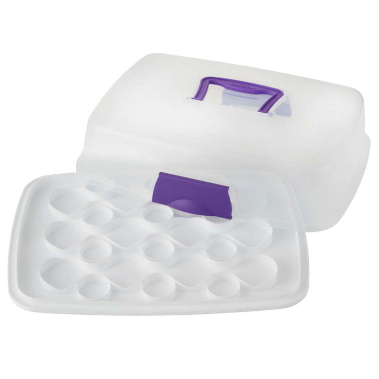 Rectangle Cupcake Carrier with Cover