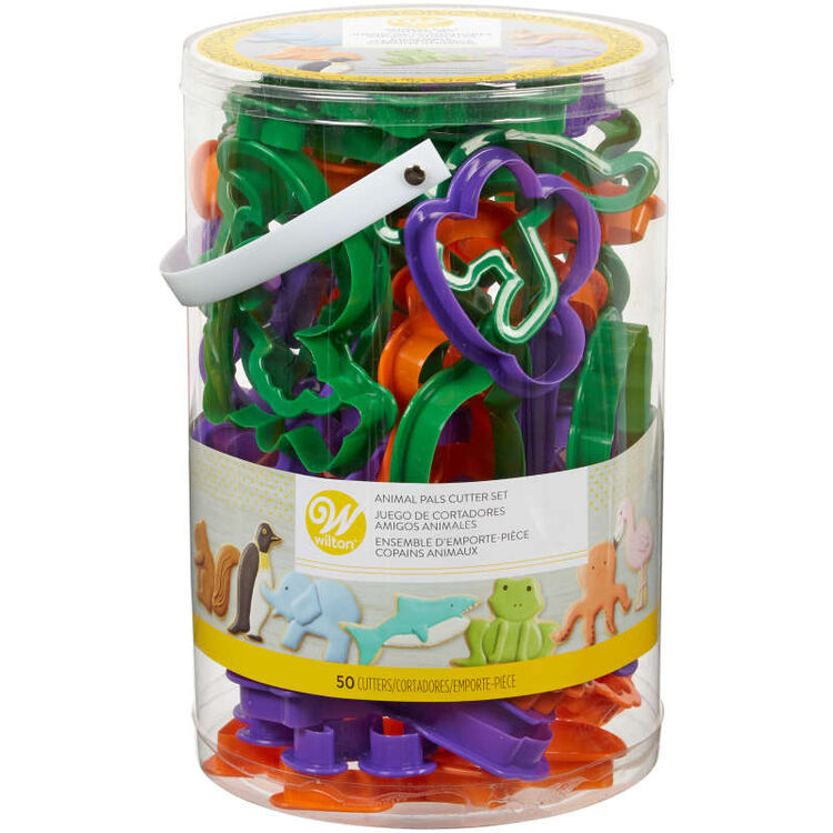 Animal Cookie Cutter Set, 50-Piece