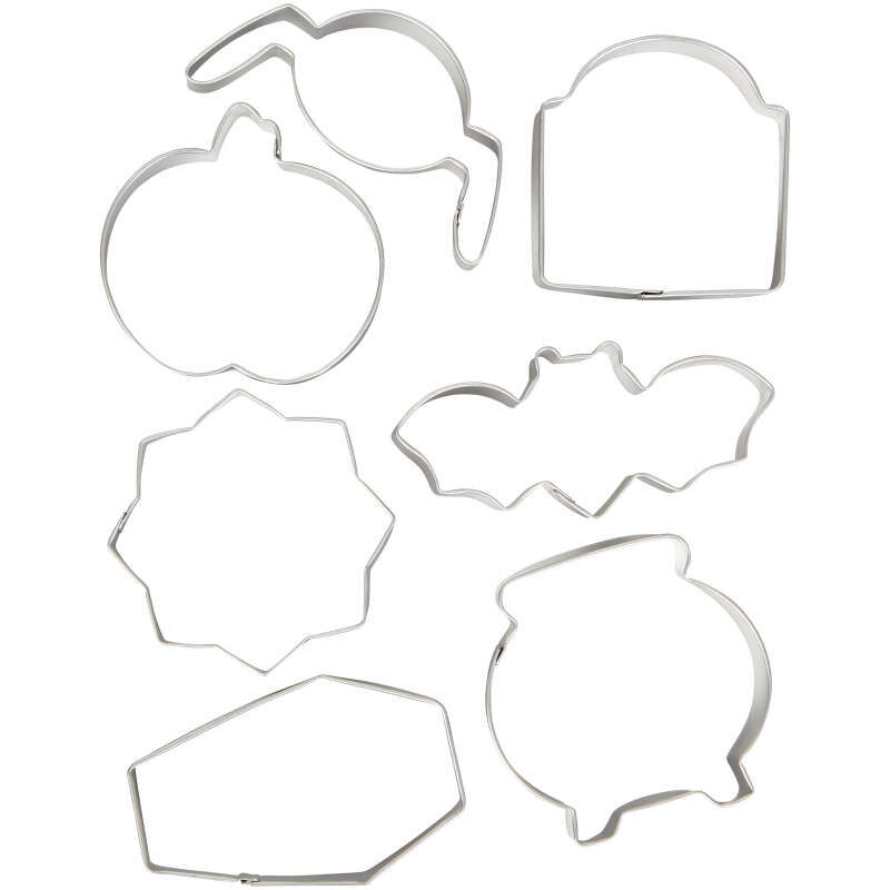 Halloween Cookie Cutters Set, 7-Piece Metal Set image number 2