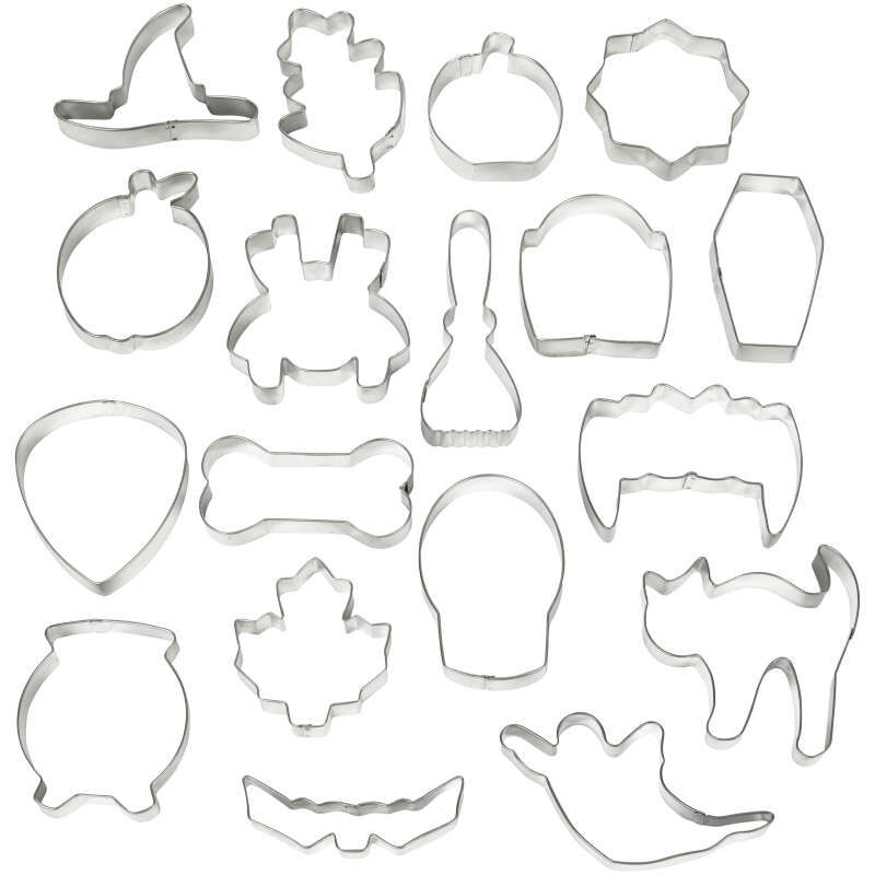 Halloween Cookie Cutter Set, 18-Piece image number 0