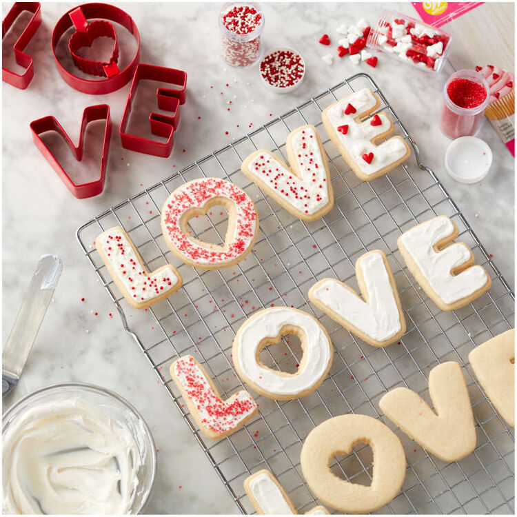 Love Cookie Cutters, 4-Piece Set