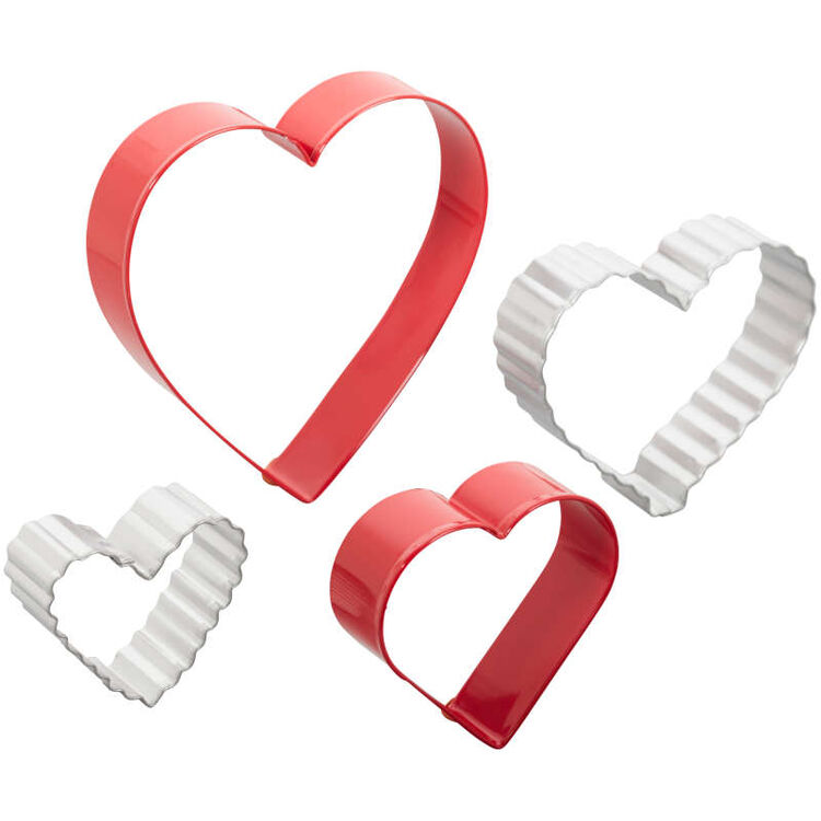 Nesting Heart-Shaped Cookie Cutters, 4-Piece Set