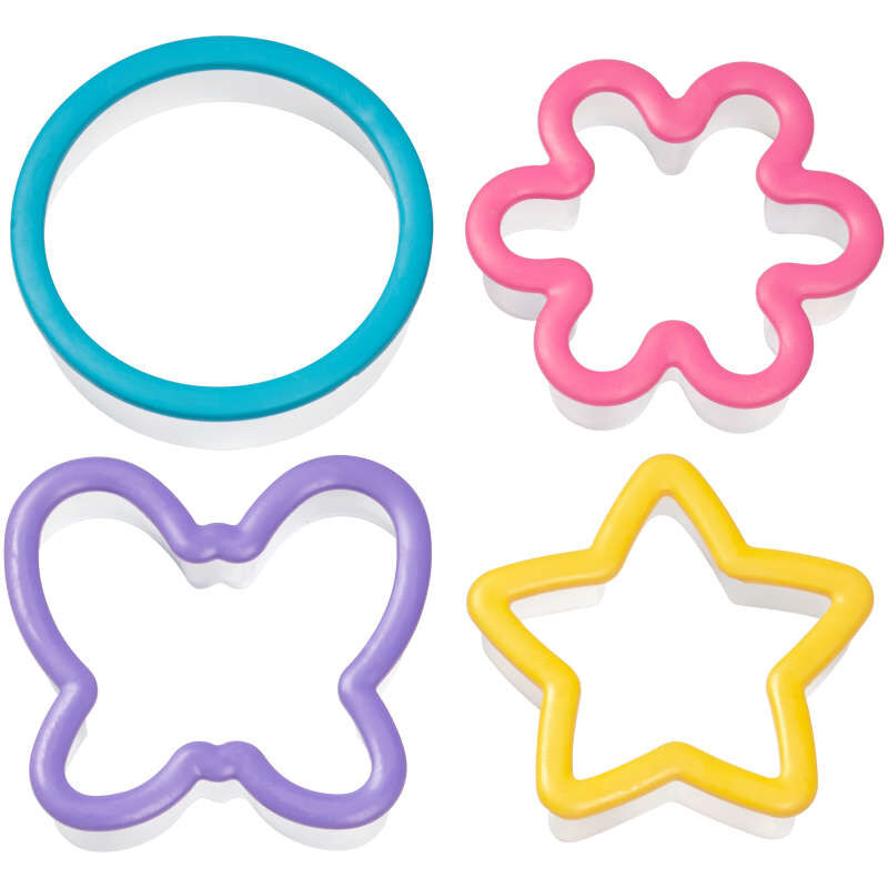 Assorted Grippy Cookie Cutters, 4-Piece image number 0