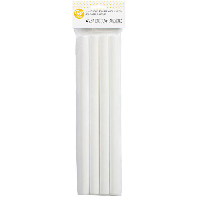 Plastic Dowel Rods, 4-Count image number 0