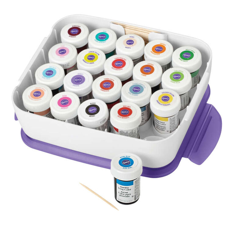 Icing Color Organizer Case - Cake Decorating Supplies