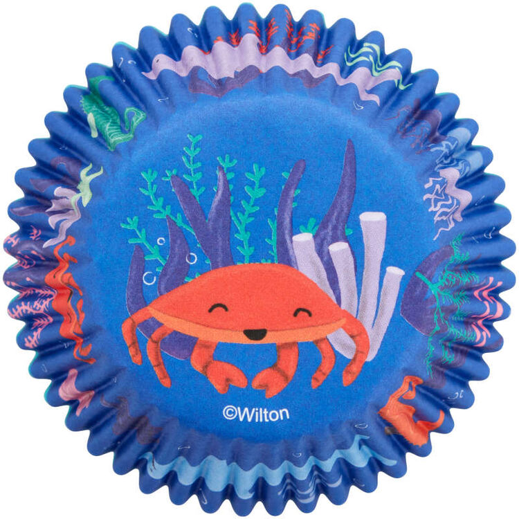 Ocean Life Paper Cupcake Liners, 75-Count