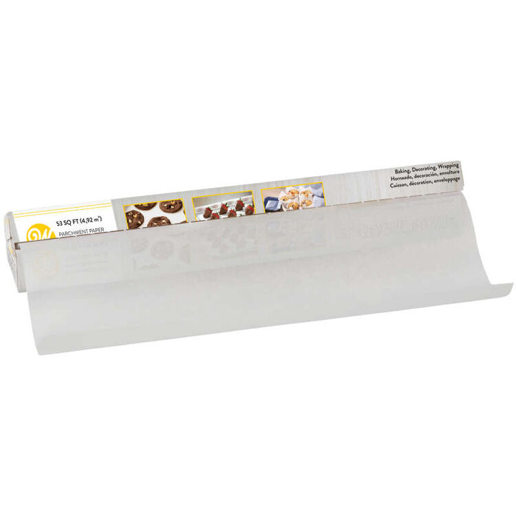 Parchment Paper Pulled Out of Packaging