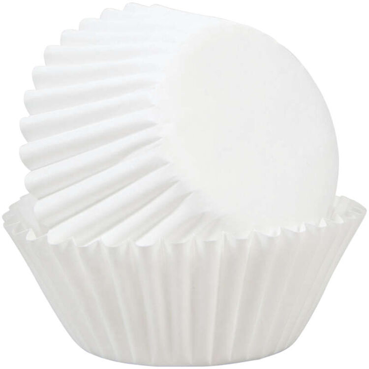 White Mini Cupcake Liners, 350-Count