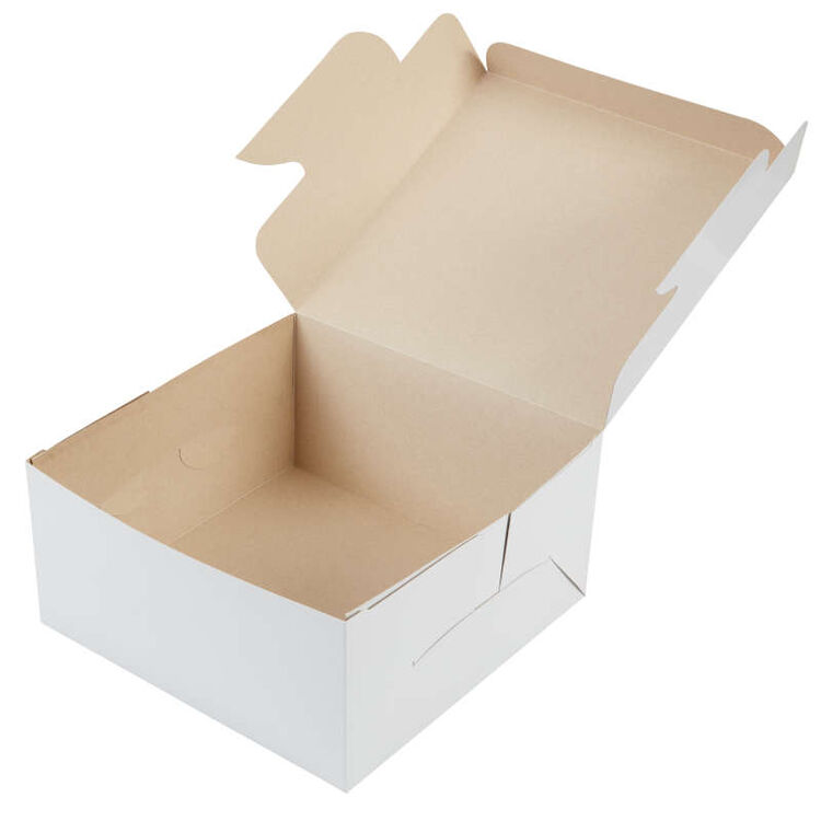 White Cardboard Cake Box, 10-Inch