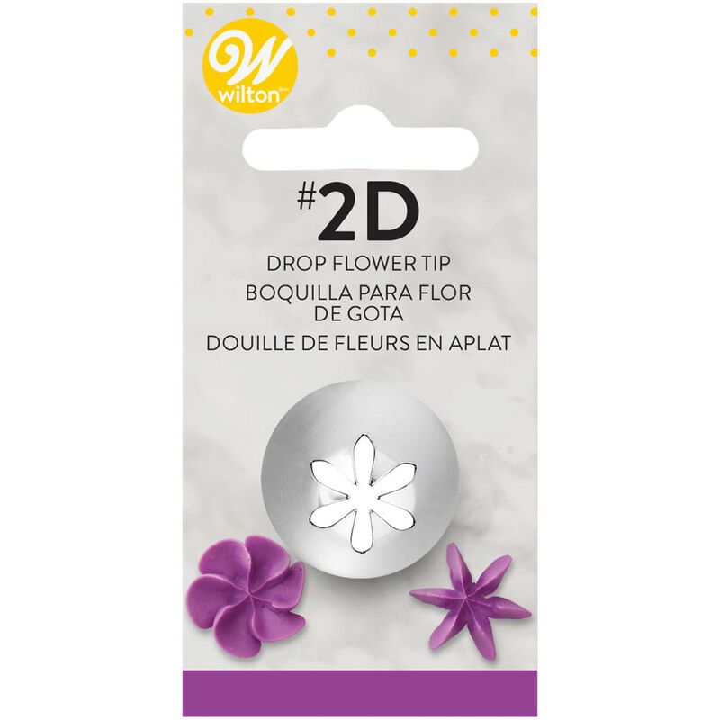 Large Drop Flower Cake Decorating Tip 2D image number 2