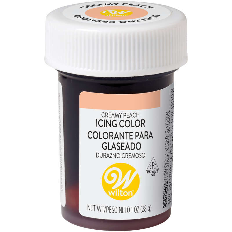 Creamy Peach Gel Food Coloring, 1 oz. image number 0