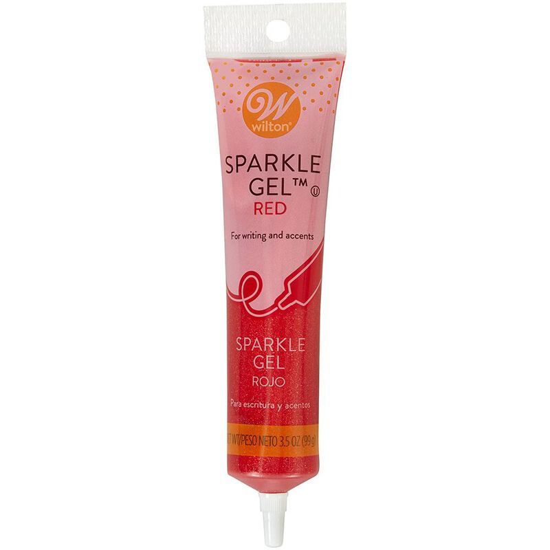 Red Sparkle Gel, 3.5 oz. image number 0