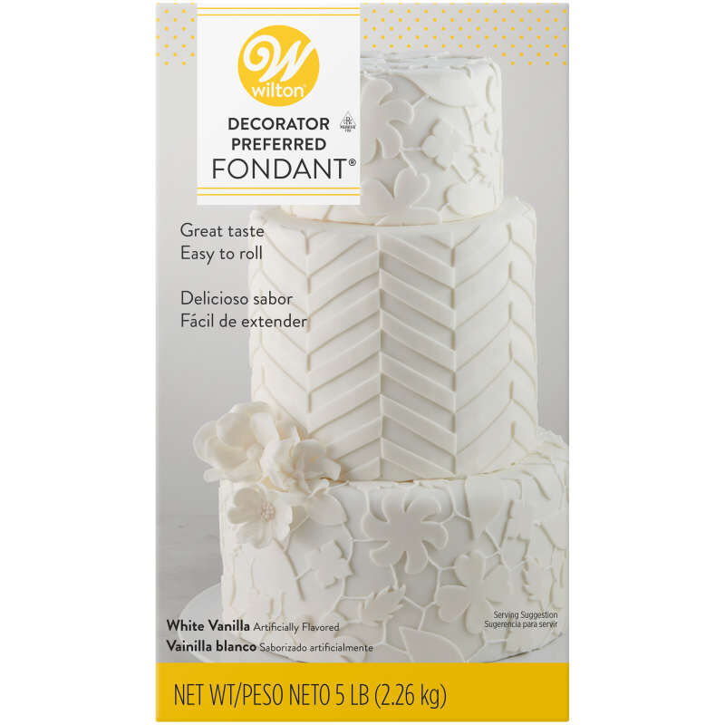 Decorator Preferred Premade White Fondant , 5 lb. image number 0