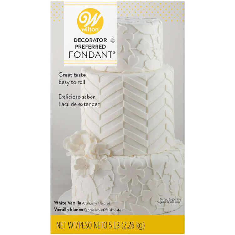 Decorator Preferred Premade White Fondant , 5 lb.