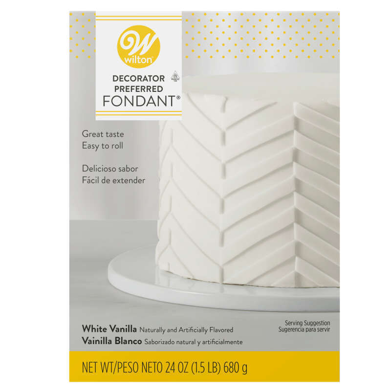 Decorator Preferred White Fondant, 24 oz. Fondant Icing image number 0