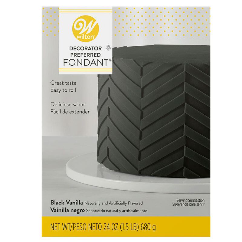 Decorator Preferred Black Fondant, 24 oz. Fondant Icing image number 0