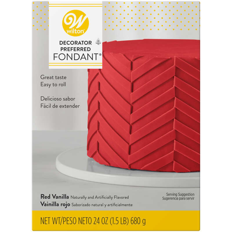 Decorator Preferred Red Fondant, 24 oz. Fondant Icing image number 0