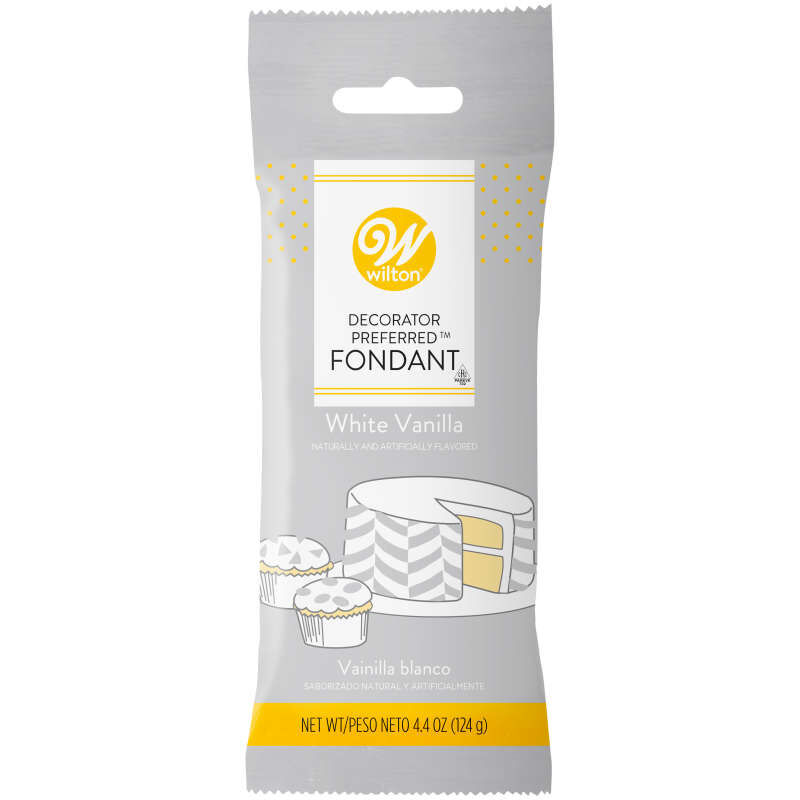 Decorator Preferred White Fondant, 4.4 oz. image number 0