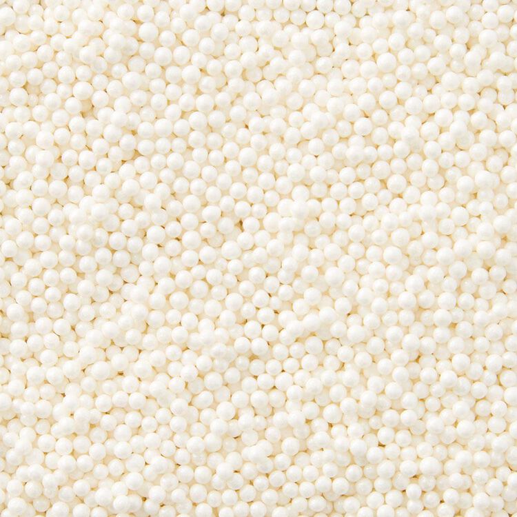 White Nonpareils Sprinkles Pouch, 1.4 oz.