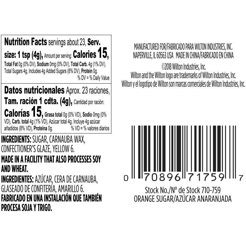 Wilton Orange Colored Sugars image number 2