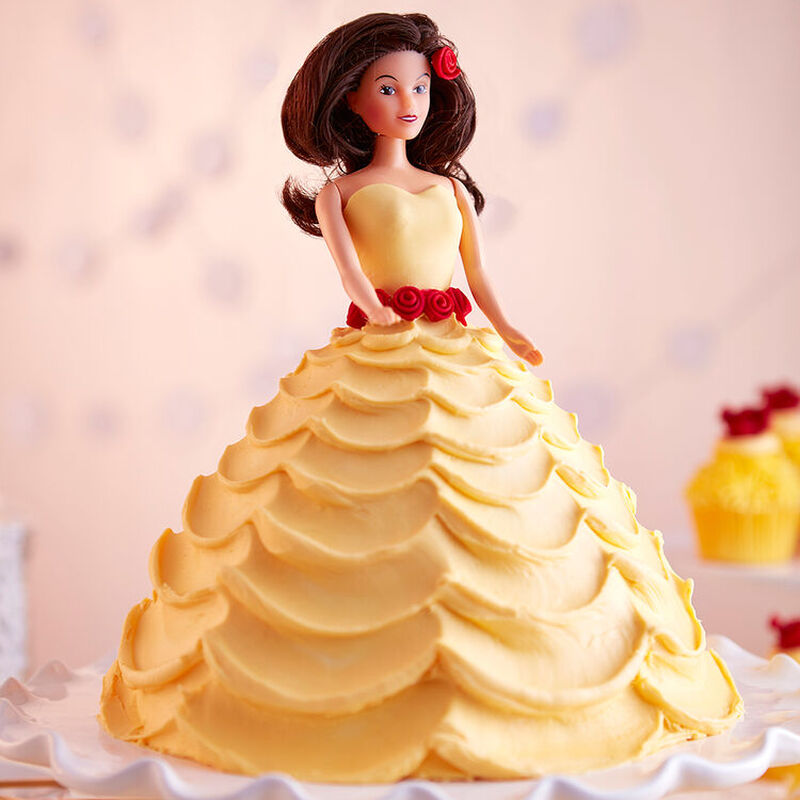 How to Make a Princess Doll Cake