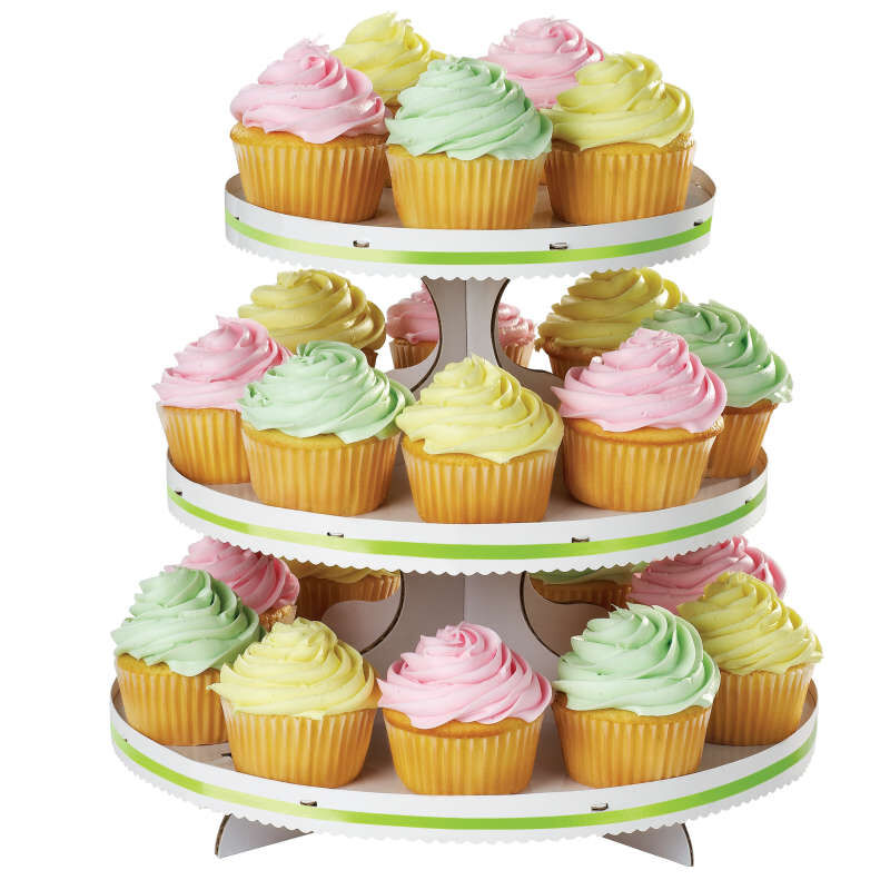 3-Tier Cupcake Stand, White image number 4
