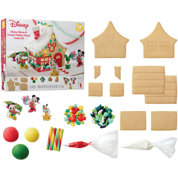 Disney Mickey Mouse and Friends Holiday House Cookie Kit
