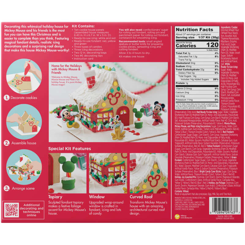 Disney Mickey Mouse and Friends Holiday House Cookie Kit image number 3