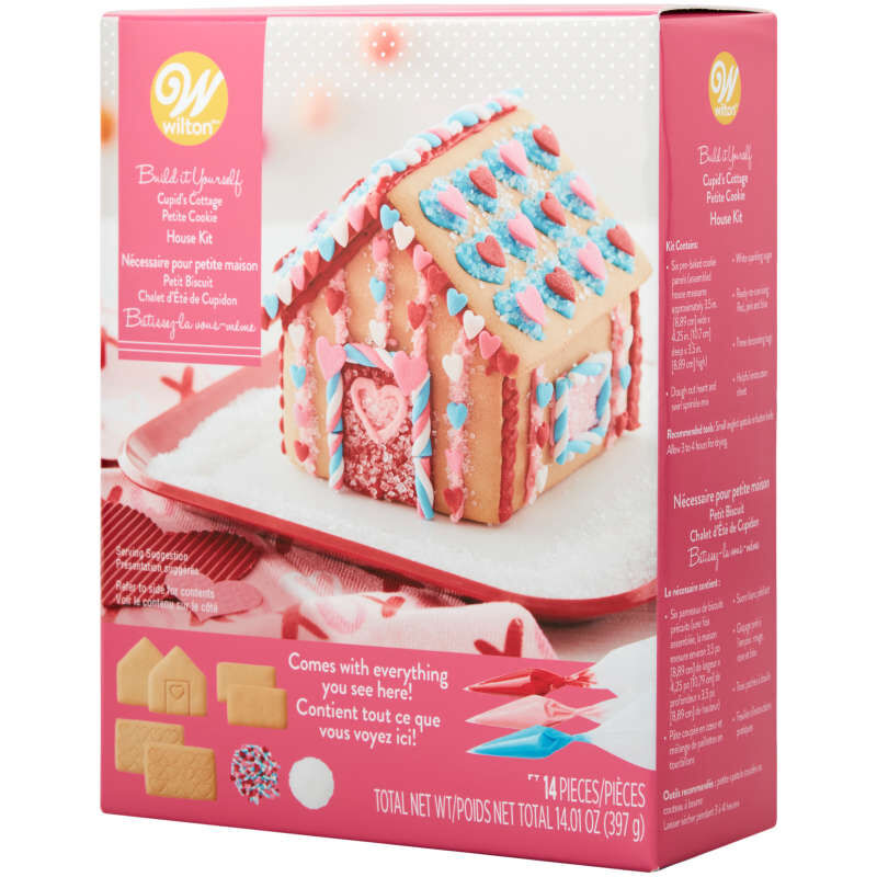 Ready to Build Cupid's Cottage Petite Cookie House Kit, 14-Piece image number 2