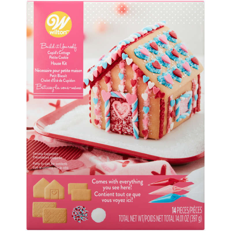 Ready to Build Cupid's Cottage Petite Cookie House Kit, 14-Piece image number 0