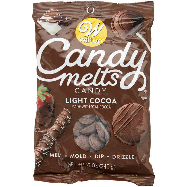 Light Cocoa Candy Melts Candy in Packaging