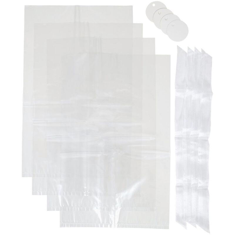 Clear Medium Treat Bags Kit, 4-Count image number 0