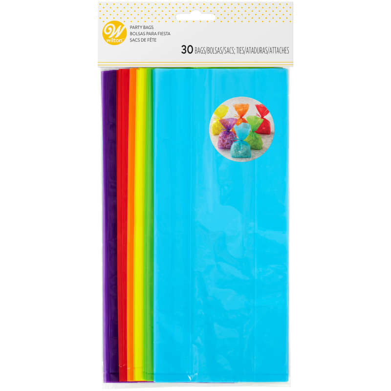 Colored Treat Bags, 30-Count image number 1