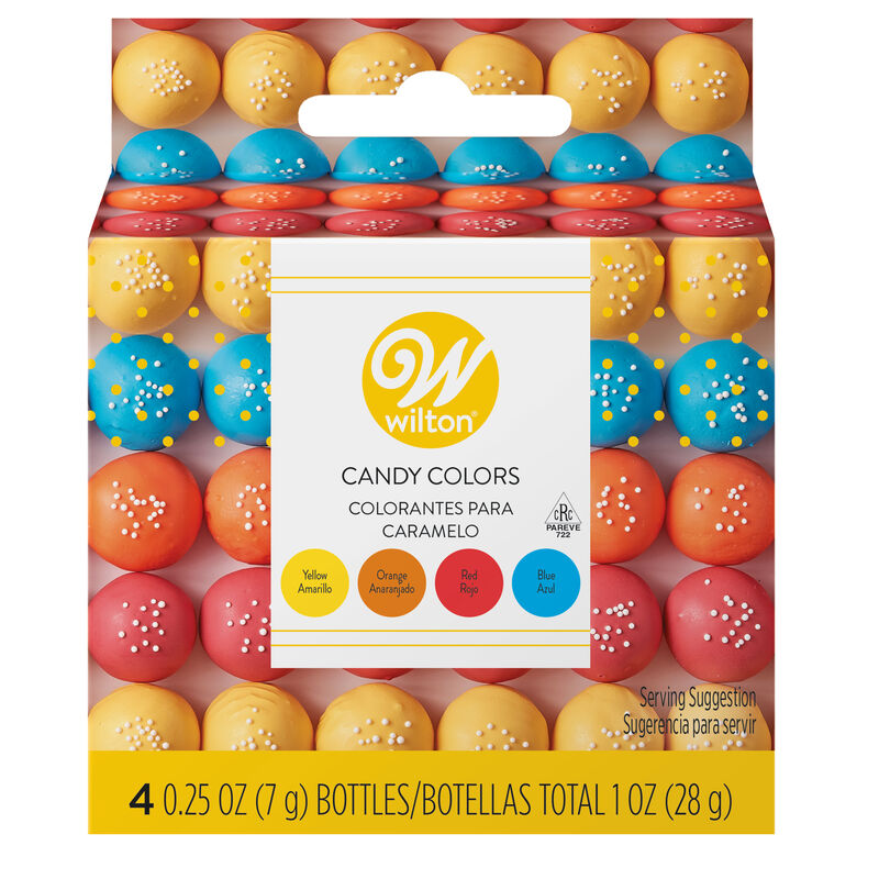 Candy Decorating Oil-Based Food Coloring Primary Colors Set, 1 oz. image number 0