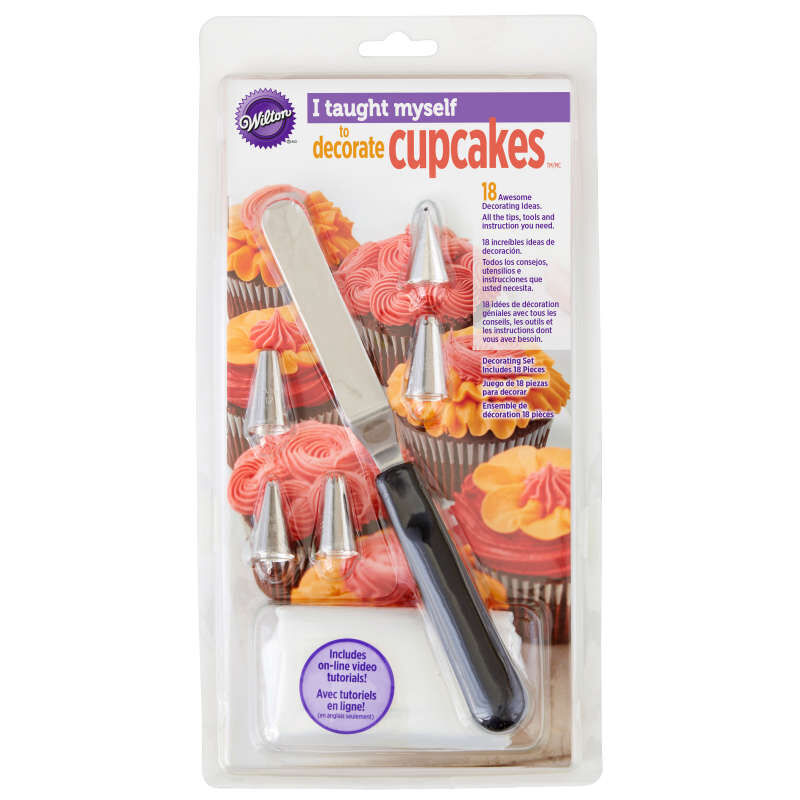 "I Taught Myself To Decorate Cupcakes" Cupcake Decorating Book Set - How To Decorate Cupcakes image number 2