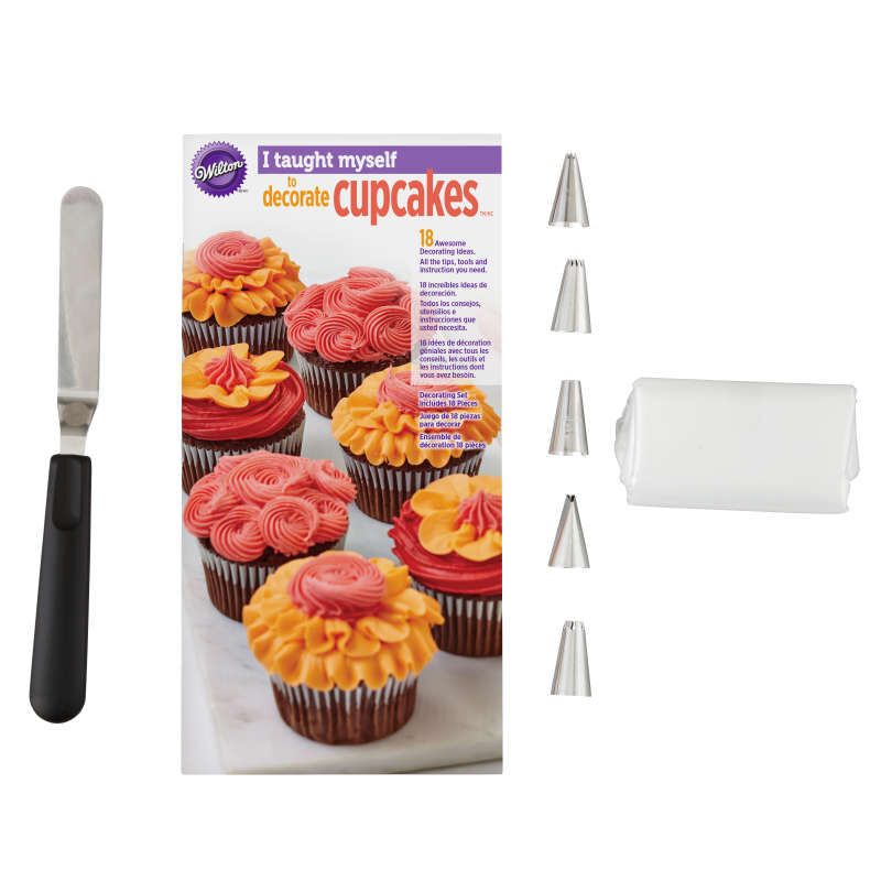 "I Taught Myself To Decorate Cupcakes" Cupcake Decorating Book Set - How To Decorate Cupcakes image number 3