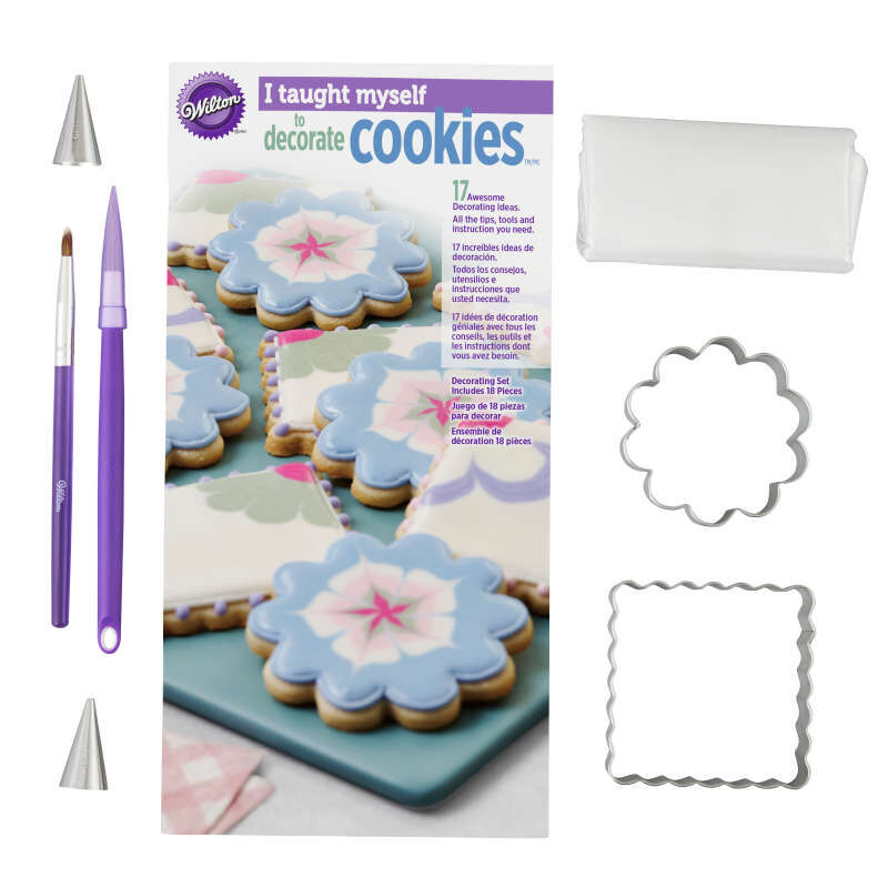 "I Taught Myself To Decorate Cookies" Cookie Decorating Book Set - How To Decorate Cookies image number 3