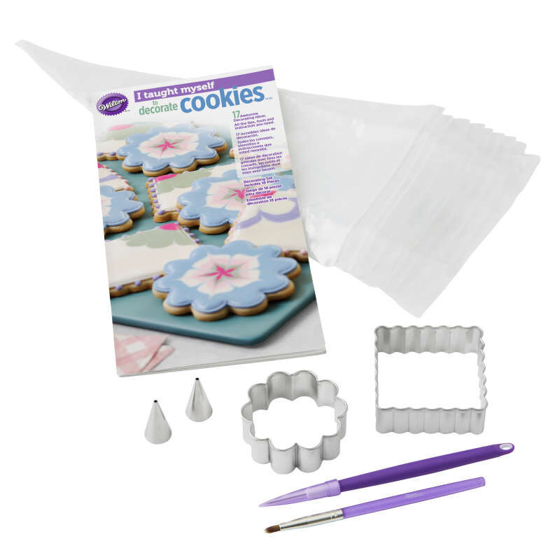 "I Taught Myself To Decorate Cookies" Cookie Decorating Book Set - How To Decorate Cookies image number 0