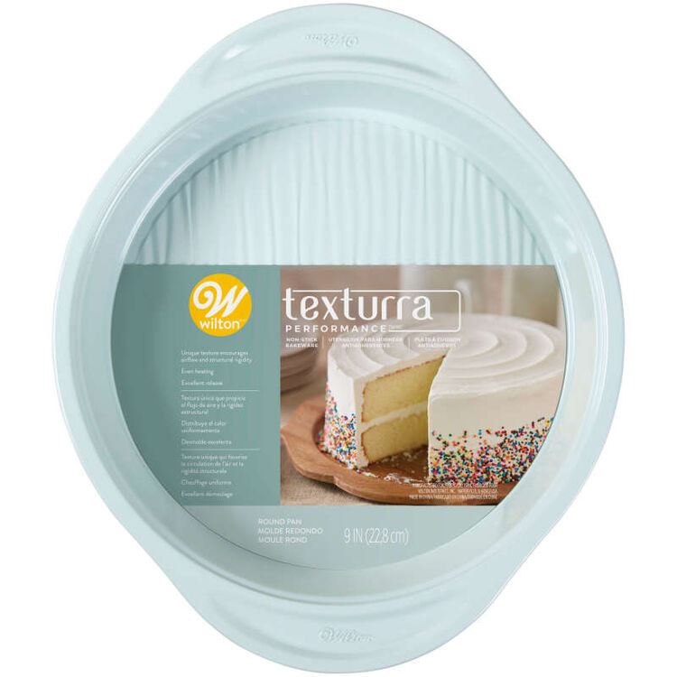 Texturra Performance Non-Stick Bakeware Round Pan, 9-Inch