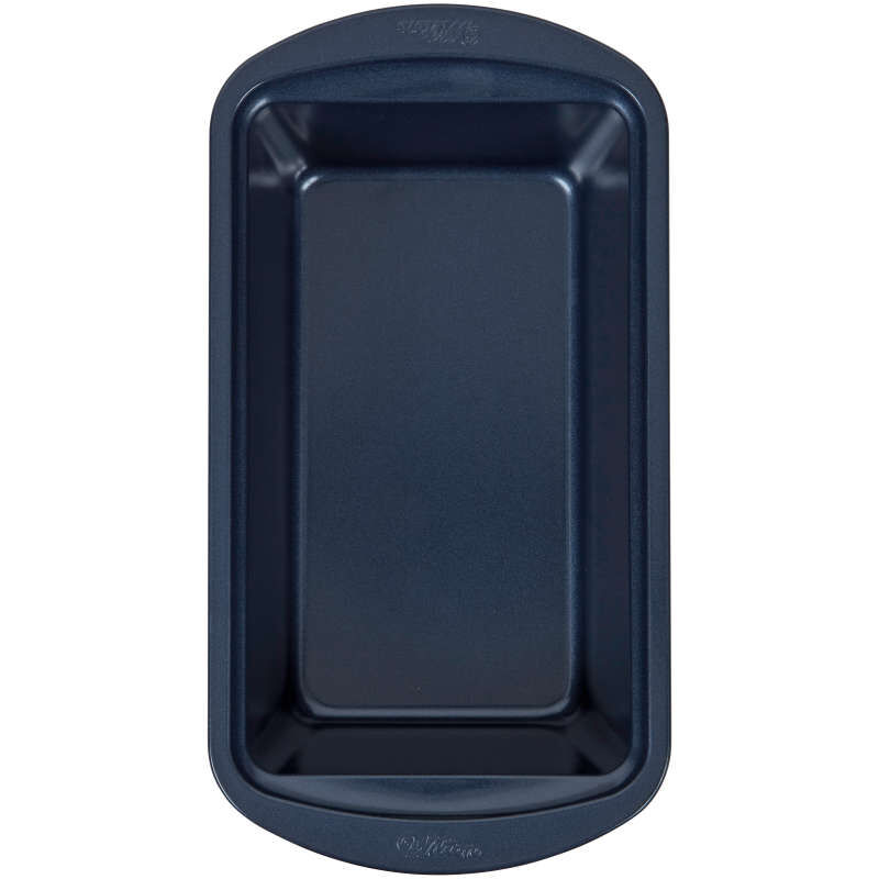 Diamond-Infused Non-Stick Navy Blue Loaf Baking Pan, 9 x 5-inch image number 0