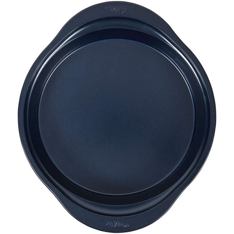 Diamond-Infused Non-Stick Navy Blue Round Baking Pan, 9-inch