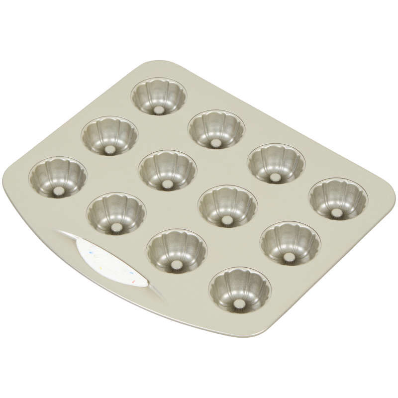 Daily Delights Non-Stick Mini Fluted Tube Pan, 12-Cavity image number 1
